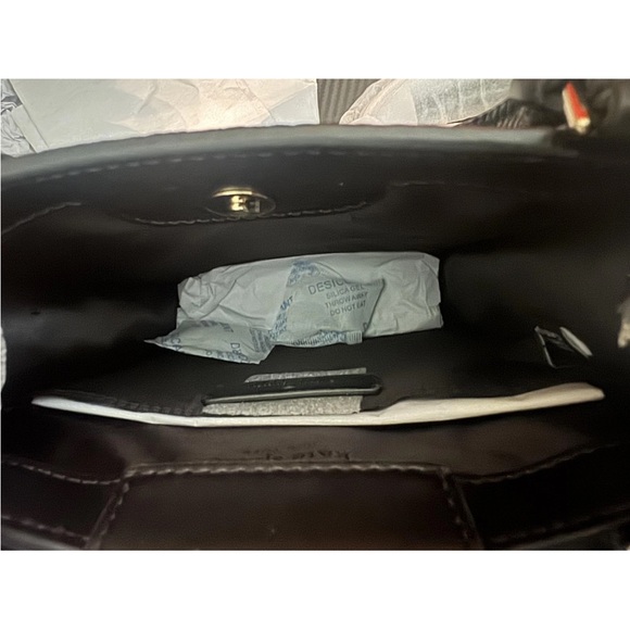 Kate Spade   Elegant Black Crossbody Bag Tote City Bag Peddle leather I - Picture 12 of 12